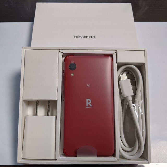 Rakuten mini クリムゾンレッド　未使用品スマートフォン/携帯電話