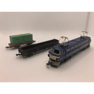 Nゲージ EF65（駆動車）ﾄｷ1500 ｺﾑ1型　３個セット(鉄道模型)