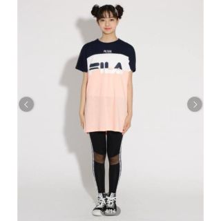 ピンクラテ(PINK-latte)の最終お値下げ‼️新品⭐︎レギンス　PINK-latte／FILA（フィラ）(パンツ/スパッツ)