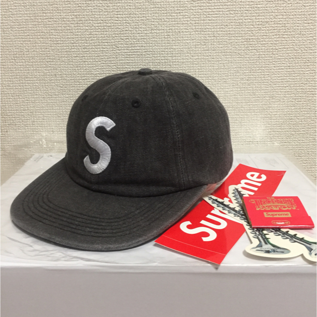 帽子Supreme Washed Denim S Logo 6-Panel Cap