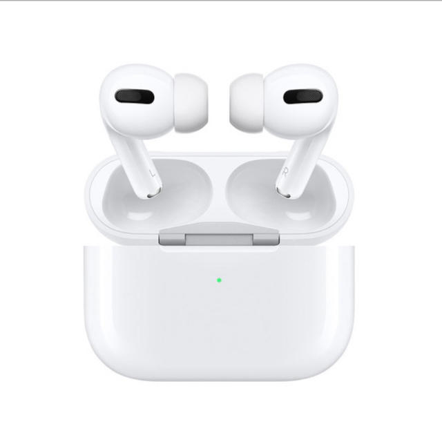 Apple(アップル)の★新品未使用★AirPods pro エアーポッズプロ　本体 スマホ/家電/カメラのオーディオ機器(ヘッドフォン/イヤフォン)の商品写真