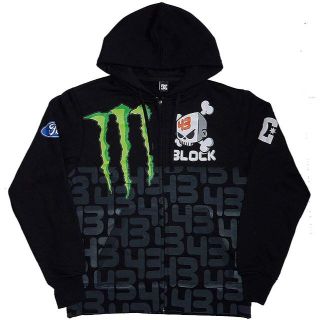 MONSTER ENERGY DC Ken Block ジップアップパーカー M