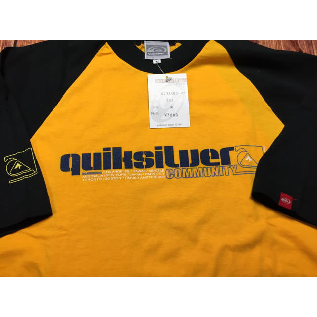 QUIKSILVER(クイックシルバー)のクイックシルバー★ラグランTシャツ★M メンズのトップス(Tシャツ/カットソー(半袖/袖なし))の商品写真