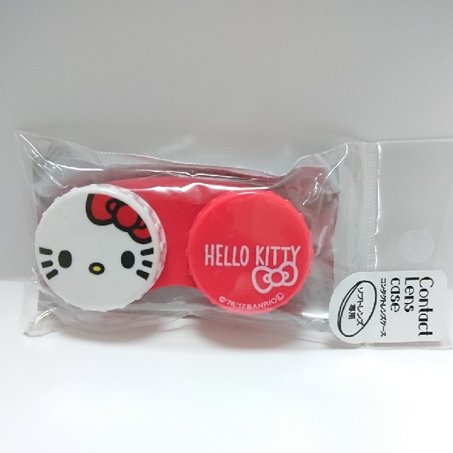 ⑫コンタクトケース ハローキティ エンタメ/ホビーのおもちゃ/ぬいぐるみ(キャラクターグッズ)の商品写真
