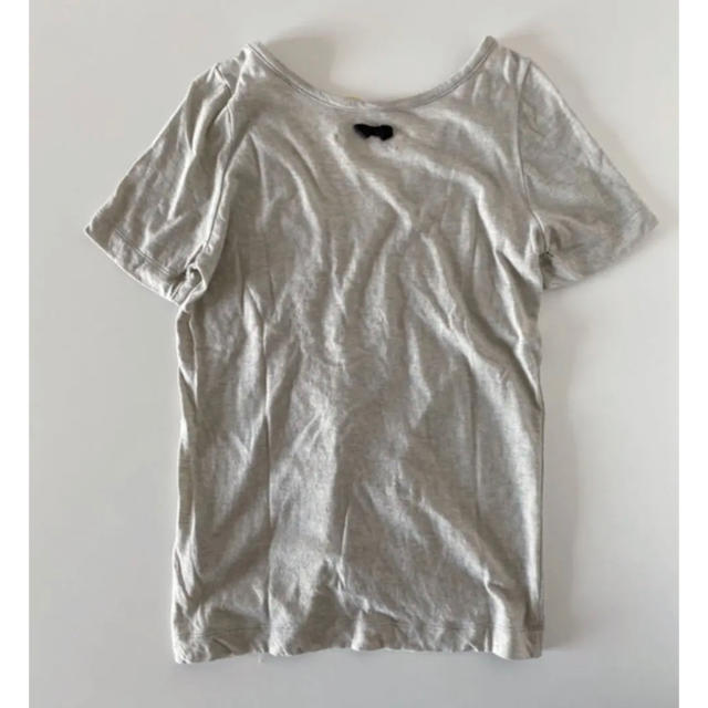 MUVEIL WORK(ミュベールワーク)のミュベール  カットソー  Tシャツ  ビジュー レディースのトップス(Tシャツ(半袖/袖なし))の商品写真
