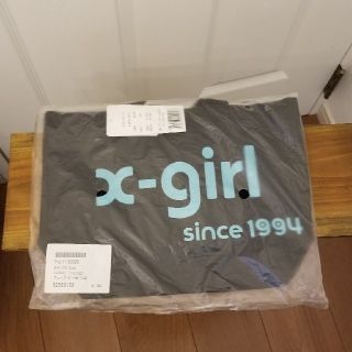 エックスガール(X-girl)のx-girl ミニトートバッグブラック新品(トートバッグ)