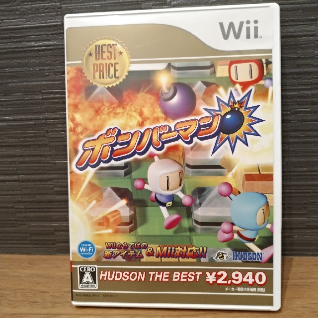 ボンバーマン　Wii ソフト エンタメ/ホビーのゲームソフト/ゲーム機本体(家庭用ゲームソフト)の商品写真