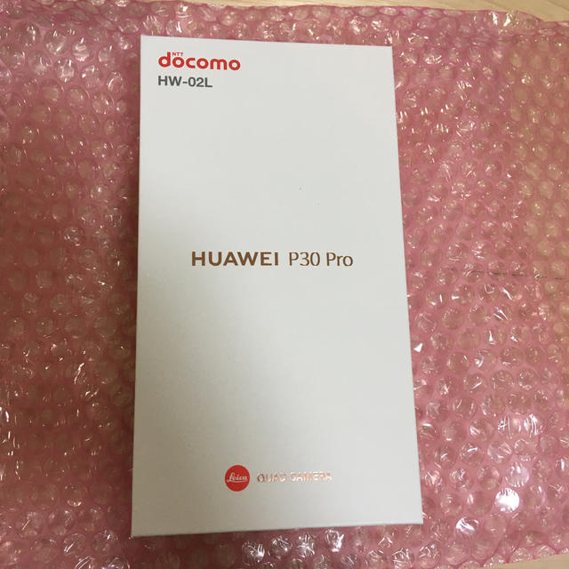 HUAWEI　P30Pro（HW-02L）黒　新品