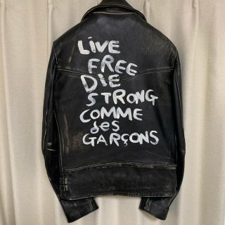 コムデギャルソン(COMME des GARCONS)のCOMME des GARCONS×Lewis Lethers 36(ライダースジャケット)