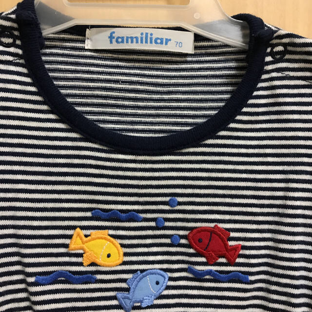 familiar(ファミリア)のガオガオ様専用familiarTシャツ70cm キッズ/ベビー/マタニティのベビー服(~85cm)(Ｔシャツ)の商品写真