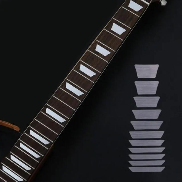 エレキギター指板フレットマーカー【シルバー】 楽器のギター(エレキギター)の商品写真