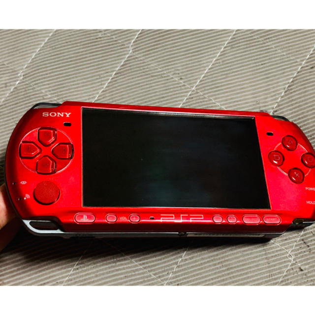 専用出品　PSP-3000 レッド　比較的良品　送料無料　①