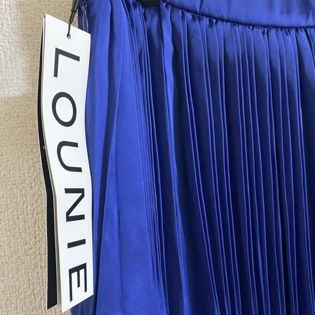 LOUNIE(ルーニィ)のLOUNIE ロングスカート ブルー レディースのスカート(ロングスカート)の商品写真