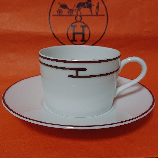 Hermes(エルメス)のエルメス  カップ&ソーサー 1客 インテリア/住まい/日用品のキッチン/食器(食器)の商品写真