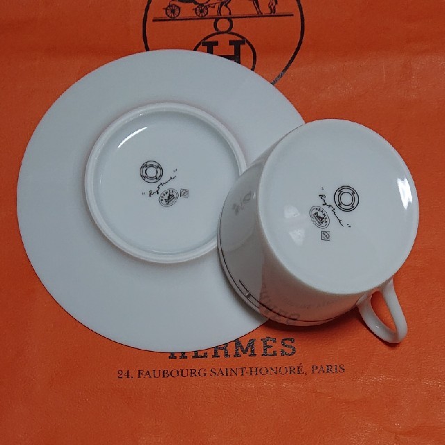 Hermes(エルメス)のエルメス  カップ&ソーサー 1客 インテリア/住まい/日用品のキッチン/食器(食器)の商品写真