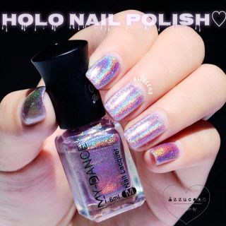 Holo nail polish purple 💜💜(マニキュア)