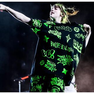 超希少 Billie eilish ワールドツアー Tシャツ レプリカ ビリーの通販