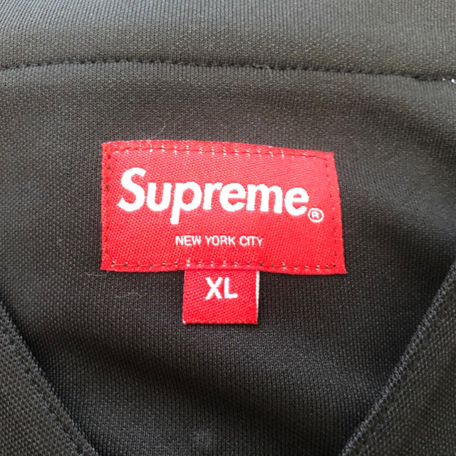 希少 XL supreme rhinestone baseball jersey