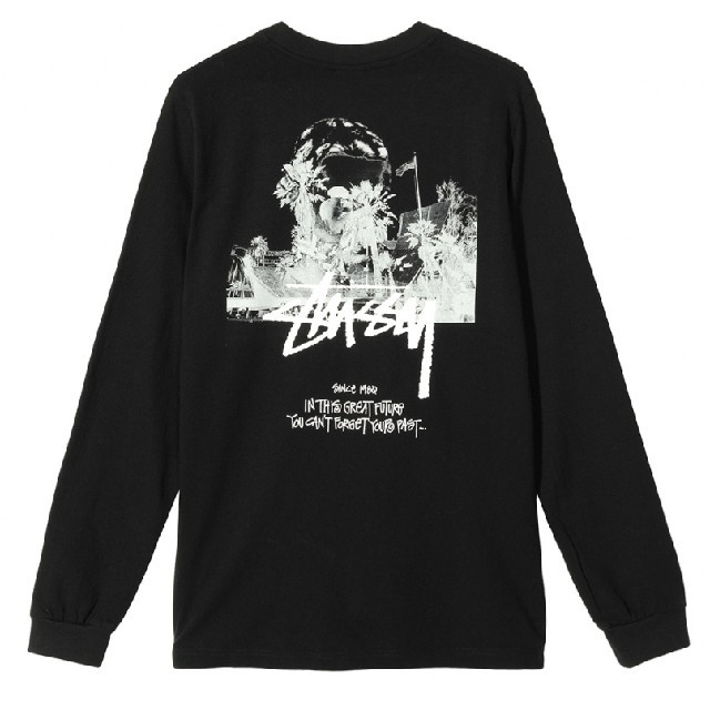 STUSSY(ステューシー)のMMW/STUSSY LS TEE Black Mサイズ メンズのトップス(Tシャツ/カットソー(七分/長袖))の商品写真