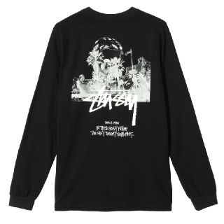 ステューシー(STUSSY)のMMW/STUSSY LS TEE Black Mサイズ(Tシャツ/カットソー(七分/長袖))