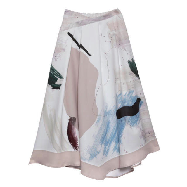 MARY PAINTING FLARE SKIRT