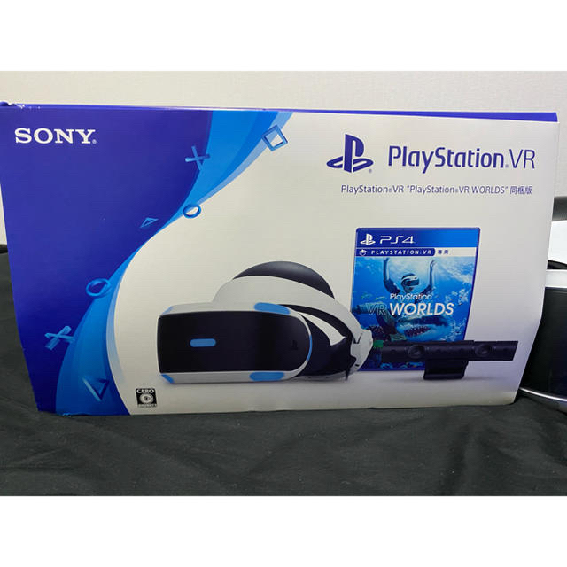 PlayStation VR(プレイステーションヴィーアール)のplay stasion vr CUH-ZVR2 psvr world 同封 エンタメ/ホビーのゲームソフト/ゲーム機本体(家庭用ゲーム機本体)の商品写真