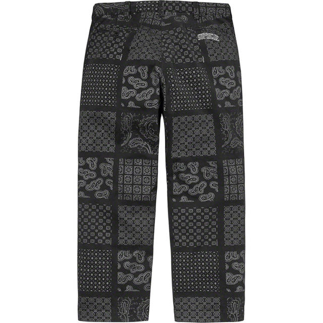 Supreme(シュプリーム)のSupreme Paisley Grid Chino Pant Black 34 メンズのパンツ(チノパン)の商品写真