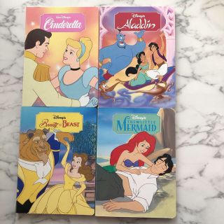 ディズニー(Disney)の【値下げしました！】ディズニープリンセス絵本(英語)4冊セット(絵本/児童書)