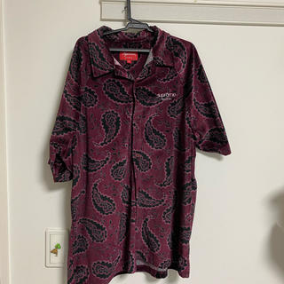 シュプリーム(Supreme)のsupreme paisley velour s/s shirt (シャツ)