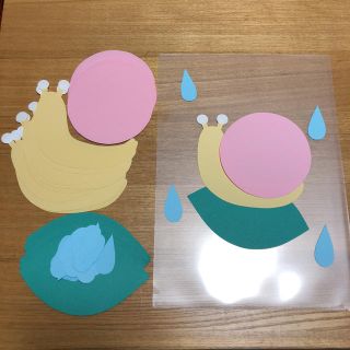 製作セット【かたつむり10セット】壁面飾り(その他)