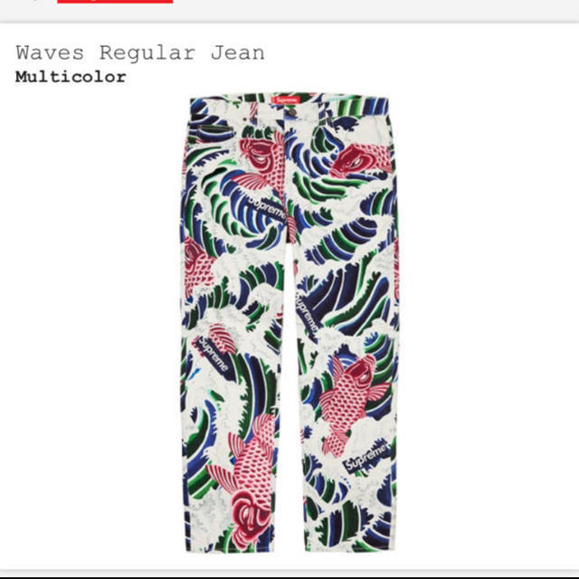 supreme waves regular jean 32デニム/ジーンズ