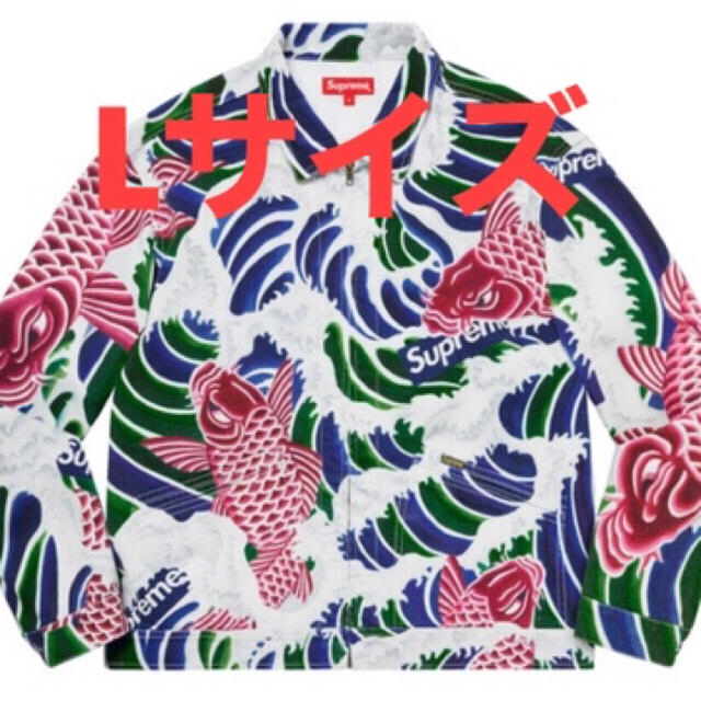 Supreme(シュプリーム)の20ss supreme Waves Work Jacket   メンズのジャケット/アウター(Gジャン/デニムジャケット)の商品写真