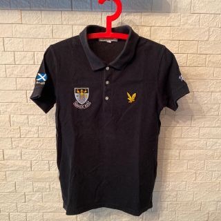 ライルアンドスコット(LYLE&SCOTT)のアローズ購入/Lyle&Scottポロシャツ黒✳︎✳︎✳︎(ポロシャツ)