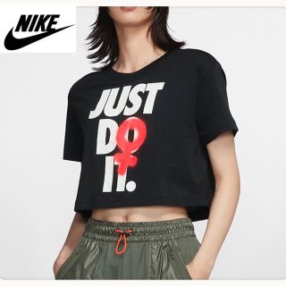 ナイキ(NIKE)のナイキ　スポーツウエア　ウィメンズ　クロップド　Tシャツ　NIKE 新品未開封(Tシャツ(半袖/袖なし))