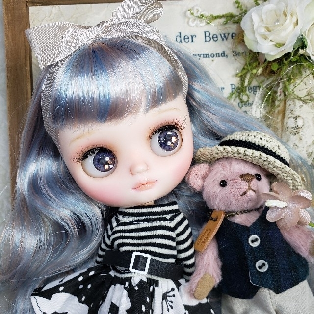 【お気にいる】 【✳｡·ラピっ子doll】ミディブライスサイズ♡カスタムアイシードール 人形