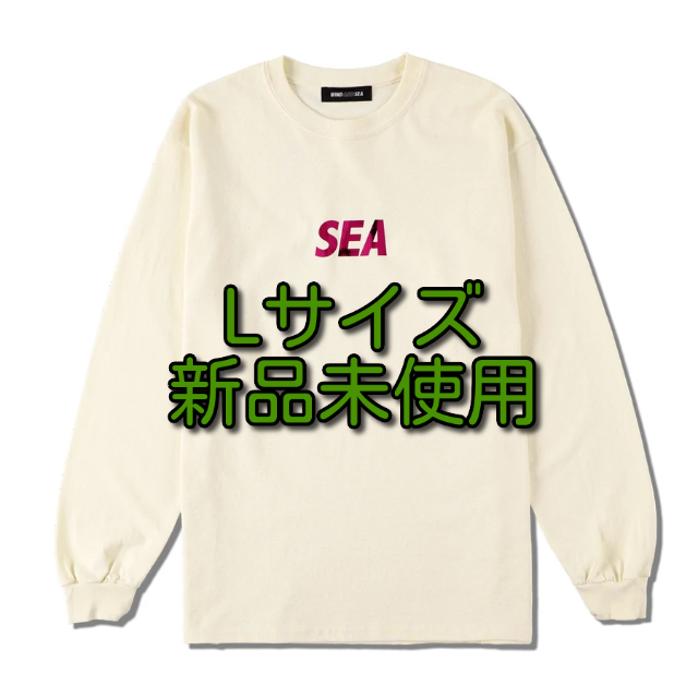 WIND AND SEA L/S T-SHIRT アイボリー Lサイズ