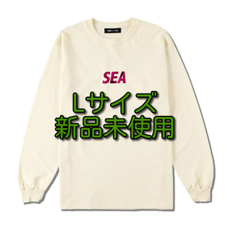 WIND AND SEA L/S T-SHIRT アイボリー Lサイズ(Tシャツ/カットソー(七分/長袖))