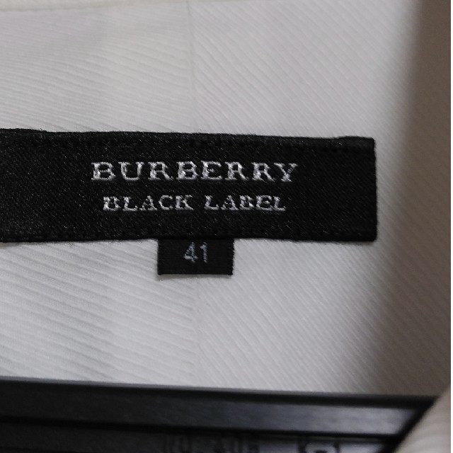 BURBERRY BLACK LABEL(バーバリーブラックレーベル)のBURBERRY　白シャツ メンズのトップス(シャツ)の商品写真