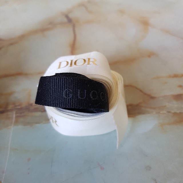 Dior(ディオール)のDIOR GUCCI ディオール グッチ リボン  インテリア/住まい/日用品のオフィス用品(ラッピング/包装)の商品写真