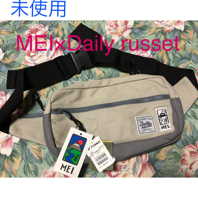 Russet(ラシット)のMEI×Daily russet  キャンパス　ウエストバッグ レディースのバッグ(ボディバッグ/ウエストポーチ)の商品写真