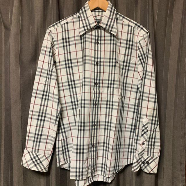 BURBERRY BLACK LABEL(バーバリーブラックレーベル)のBURBERRY BLACK LABEL ノバチェック 長袖シャツ サイズ2 メンズのトップス(シャツ)の商品写真