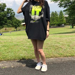 ナイキ(NIKE)の【NIKE】ナイキ ロゴ 半袖Tシャツ 蛍光色(Tシャツ/カットソー(半袖/袖なし))