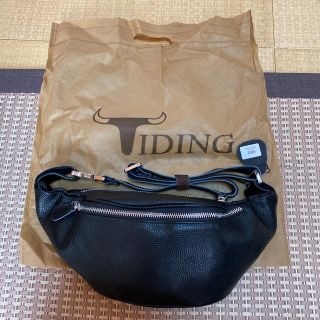 TIDING(タイディング)] ウエストバッグ  本革 ヒップバッグ(ショルダーバッグ)