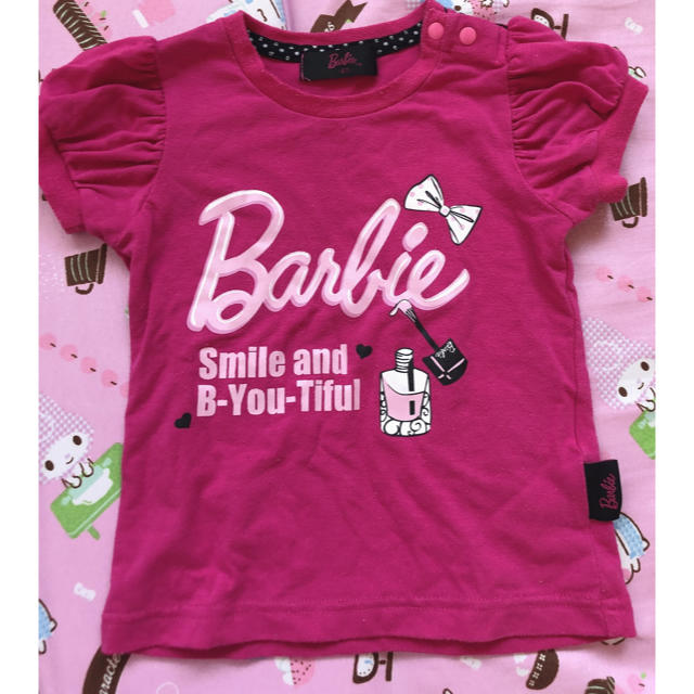 Barbie(バービー)のBarbie Tシャツ キッズ/ベビー/マタニティのベビー服(~85cm)(シャツ/カットソー)の商品写真