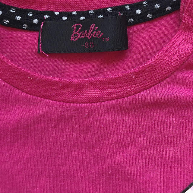Barbie(バービー)のBarbie Tシャツ キッズ/ベビー/マタニティのベビー服(~85cm)(シャツ/カットソー)の商品写真
