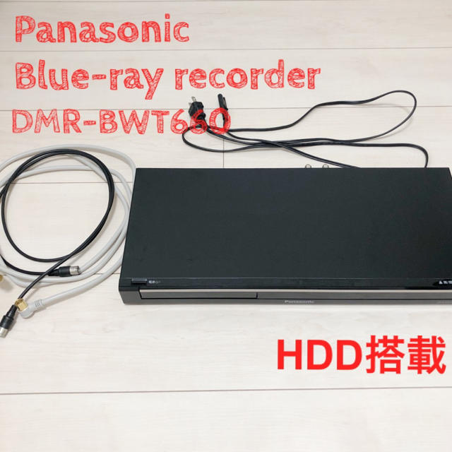 HDD搭載ハイビジョンブルーレイディスクレコーダー DMR-BWT660のサムネイル