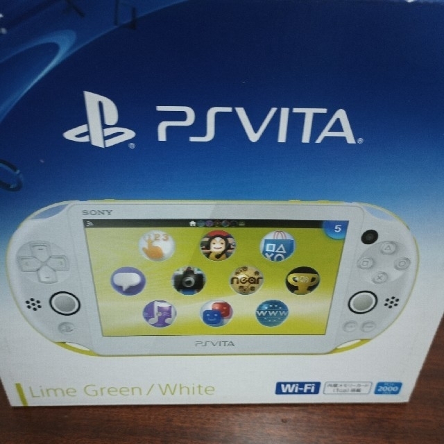 PlayStation Vita(プレイステーションヴィータ)のSONY PlayStationVITA 本体  PCH-2000 ZA13 エンタメ/ホビーのゲームソフト/ゲーム機本体(携帯用ゲーム機本体)の商品写真