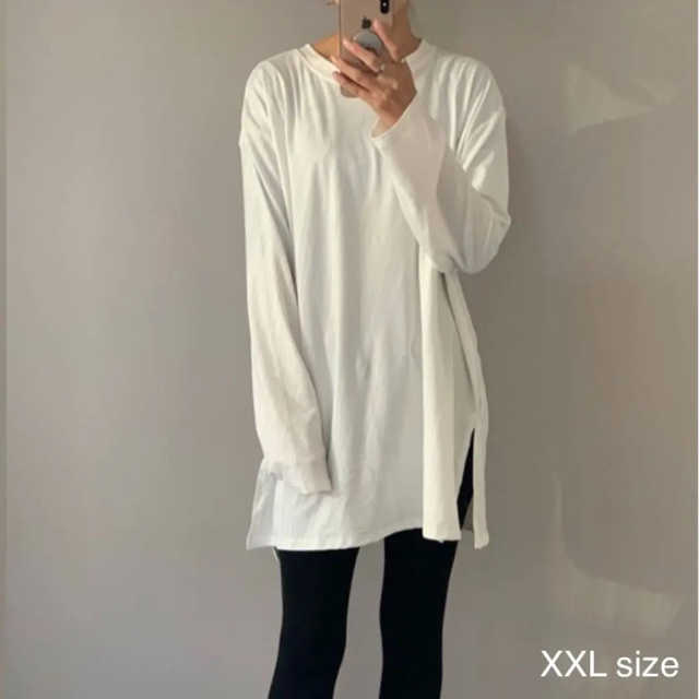 TODAYFUL(トゥデイフル)のside slit long sleeve Tee ※ラスト1点※ レディースのトップス(Tシャツ(長袖/七分))の商品写真