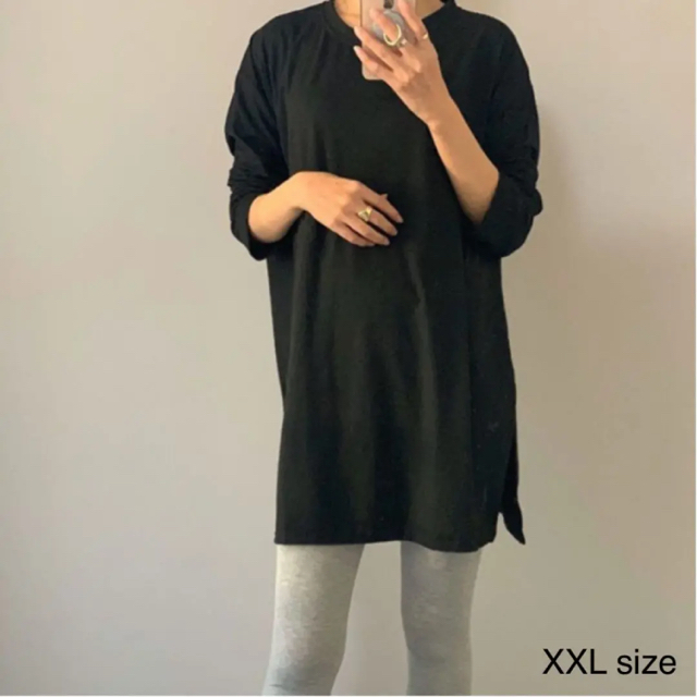 TODAYFUL(トゥデイフル)のside slit long sleeve Tee ※ラスト1点※ レディースのトップス(Tシャツ(長袖/七分))の商品写真