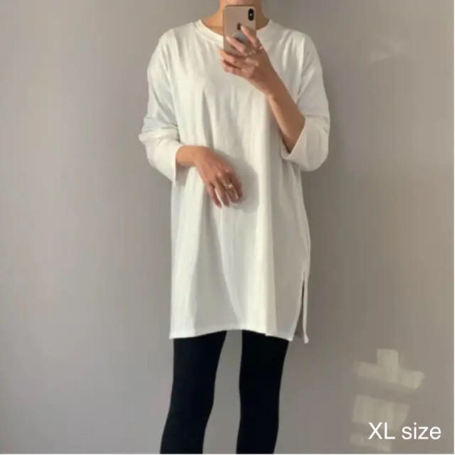 TODAYFUL(トゥデイフル)のside slit long sleeve Tee ※ラスト1点※ レディースのトップス(Tシャツ(長袖/七分))の商品写真